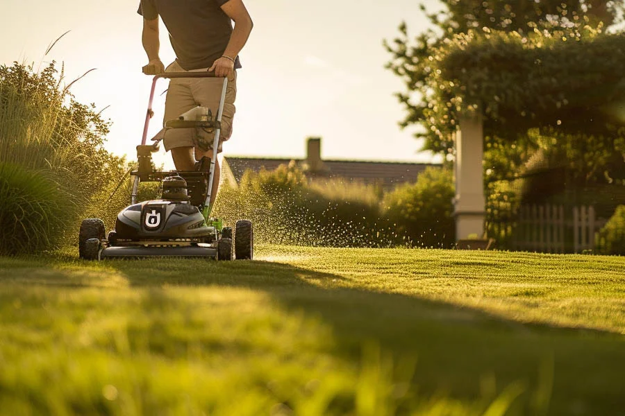 shop electric lawn mowers